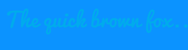 Image with Font Color 00ABEC and Background Color 0B93FF
